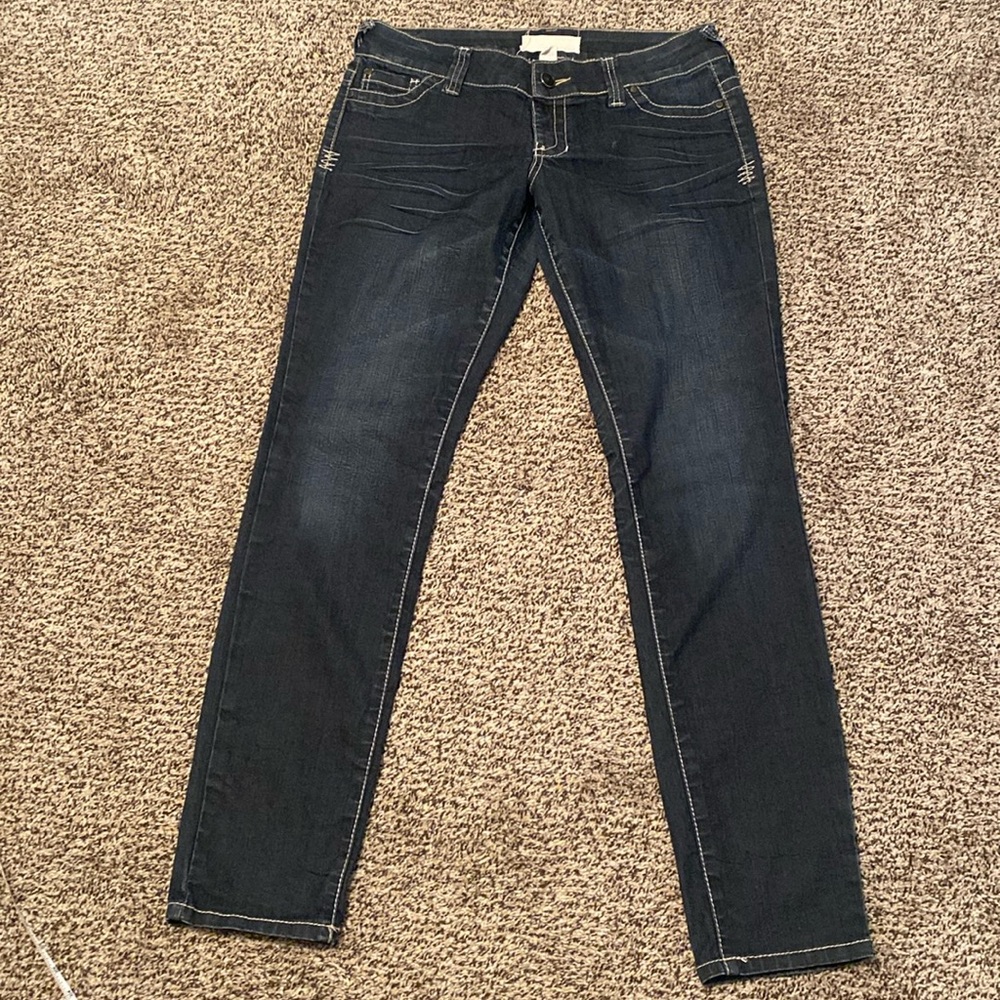 Maurice’s Dark Wash Skinny Denim Jeggings Large
